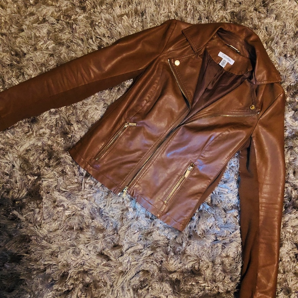 Calvin Klein leather jacket